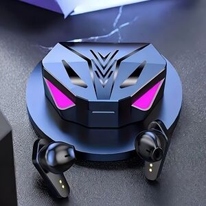 X15 PRO cool gaming ear pods, digital display, color changing lights